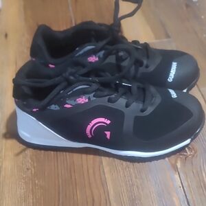 Black and Pink Athletic Shoes